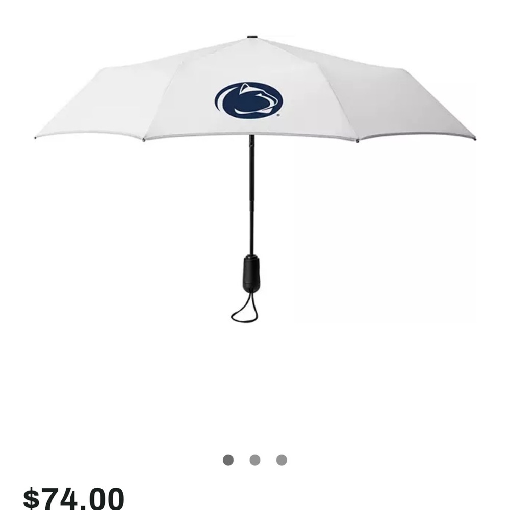 WE ARE ~ PSU Weatherman Travel Umbrella NWT
